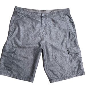 Burnside Dark Gray Hybrid Shorts